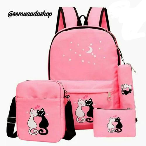 Foto Produk Tas Backpage Tas Sekolah Tas Anak Tas Sekolah Anak - Hitam dari AL-Rosyid01
