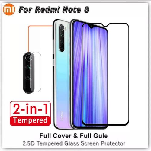 Foto Produk Tempered Glass Xiaomi Redmi Note 8 Anti Gores Kaca Redmi Note 8 - Hitam dari RomanAcc