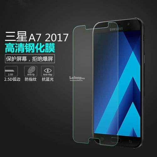 Foto Produk Tempered Glass Samsung A7 2017 Anti Gores Kaca dari mimititi.acc