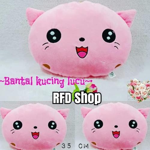 Foto Produk Bantal Karakter Kepala KUCING CAT Lucu dari Ada Toko Disini Ya