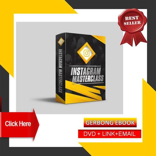 Foto Produk kursus instagram MasterClass Materi kelas Instagram Pembelajaran dari Gerbong Ebook