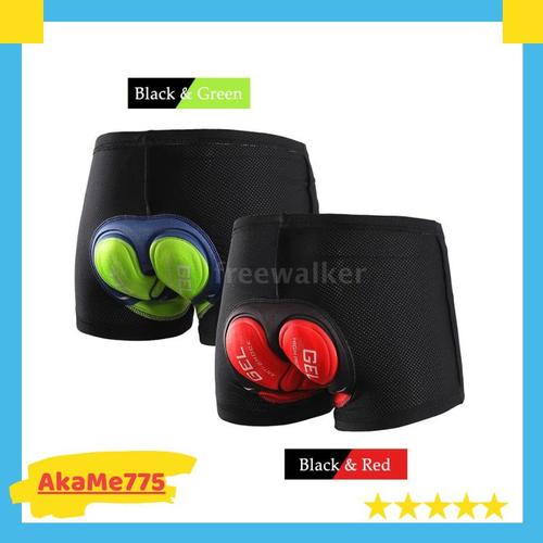 Foto Produk Celana Dalam Sepeda Pria Cycling bike 3D padding Gel Import ARSUXEO - L dari AkaMe775