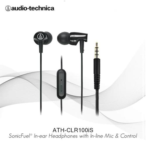 Foto Produk Earphone Audio-Technica ATH-CLR100iS Black dari my_phone