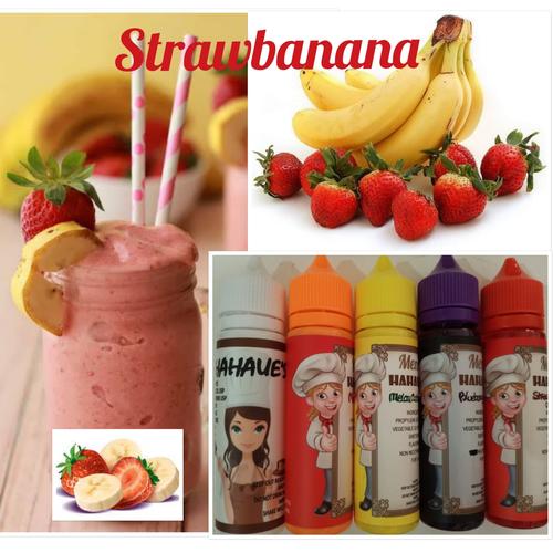 Foto Produk PREMIUM LIQUID US STRAWBANANA CREAM 60ML dari hahaues