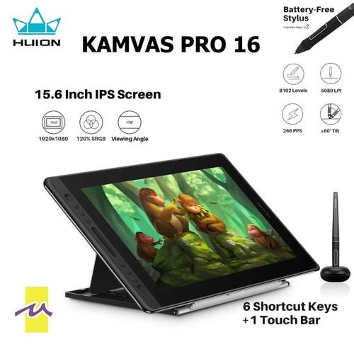 Jual Huion kamvas pro 16 GT156 pro pen 