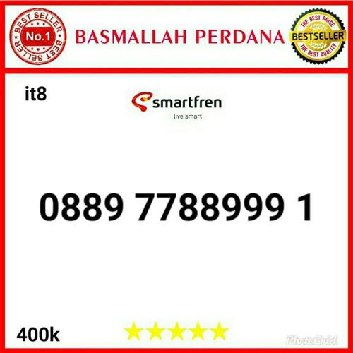 Jual Nomor Cantik Smartfren Triple 999 0889 7788999 1 It8 Jakarta Barat Basmallah Cell Tokopedia