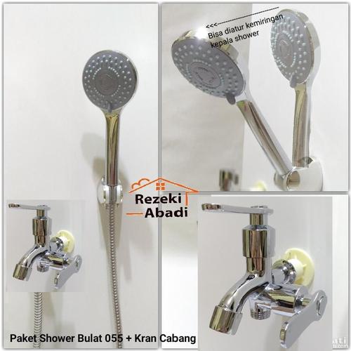 Foto Produk Paket Shower / Shower Mandi / Keran Cabang / Handshower dari rainbowceria