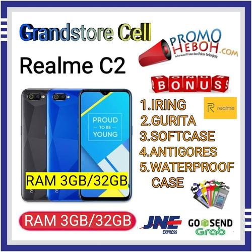 Foto Produk REALME C2 RAM 3/32 GB GARANSI RESMI REALME INDONESIA - Hitam dari Grandstore cell