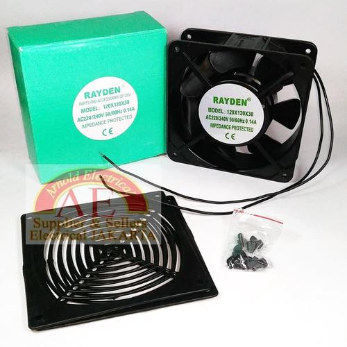 Jual Cooling Fan Raiden CPU-DVR-Monitor-DLL 120mm X 120mm X 38mm ...
