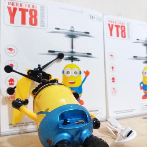 Foto Produk MINION/INDUCTION FLAYING SENSOR/mainan minion terbang sensor dari mainan anakmurah