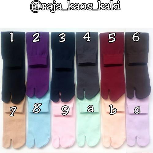 Foto Produk kaos kaki jempol polos warna dari raja_kaos_kaki