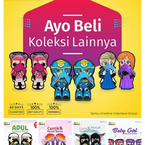 Foto Produk Sandal Lucu - Sandal Anak Karakter dari Oma Rafa Shop
