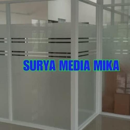 Foto Produk sticker kaca sandblast/Es Termurah /lebar bahan 120 cm dari Media Kreasi Art