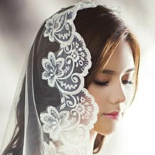 Foto Produk Kerudung wedding veil pernikahan 1,5 meter dari Sarkara Shop