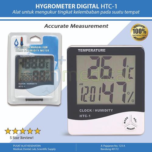 Jual HTC 1 Thermo Hygrometer Kota Bandung SAM Medical Tokopedia