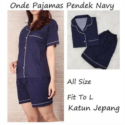 Foto Produk DISKON! BAJU TIDUR WANITA POLKADOT TOSCA / ELEGAN - PALING LAKU dari keong shop01