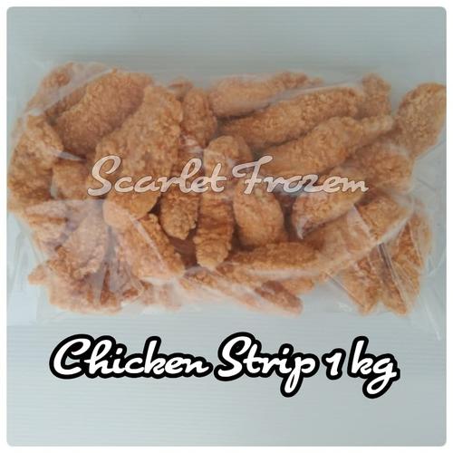 Foto Produk Chicken Strip Premium | Chicken Crispy | Ayam Fillet Krispi 1kg dari lita frozen food
