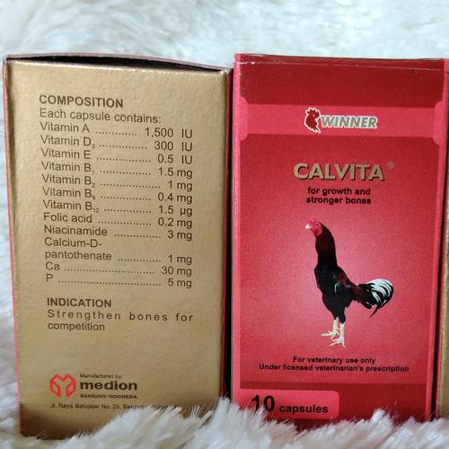 Jual Calvita Winner Ayam Kalsium Vitamin Untuk Tulang Kuat Atasi Lumpuh Kab Kendal Omarpoultryshop Tokopedia