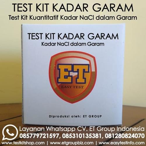 Foto Produk Test Kit Kadar Garam NaCl SemiKuantitatif merk ET dari easytest