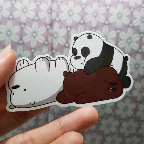 Jual Sticker Decal Waterproof We Bare Bears WB6014 (Koper Laptop ...