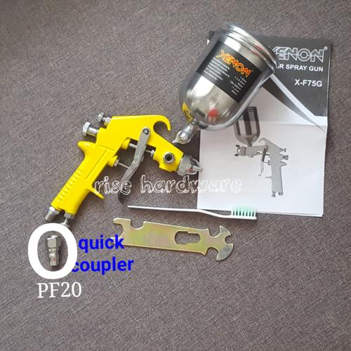 Foto Produk spray gun F75G F75 tabung atas 400ml dari rise hardware jakarta
