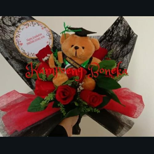 Foto Produk Buket Boneka Wisuda dari kampoengboneka