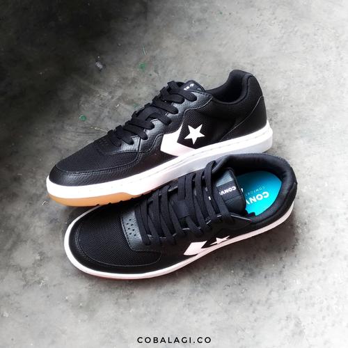 converse rival ox black