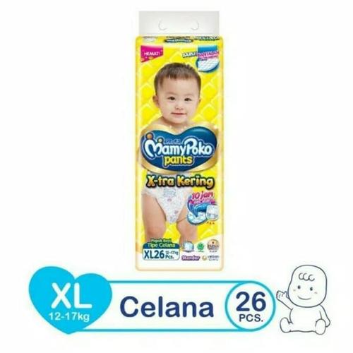 Foto Produk MamyPoko Pants X-tra Kering Tipe Celana Size XL-26 dari dhannya shop