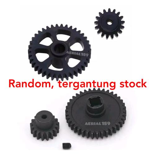 Foto Produk 1 Set metal Gear spur pinion 17T & 38T RC vortex a949 a959 a969 a979 dari aerial189