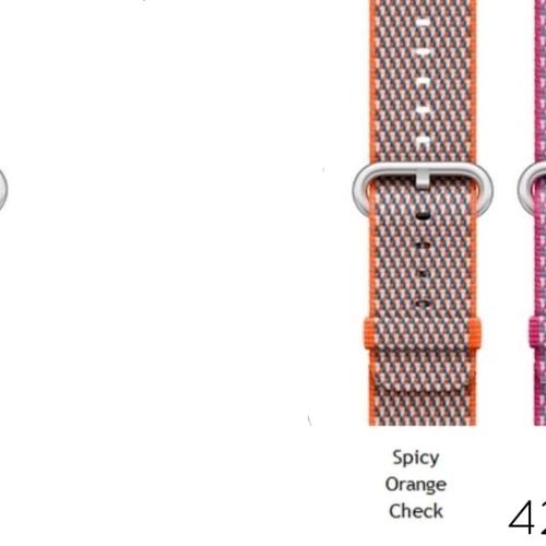 Foto Produk Apple Watch 42MM Woven Nylon Strap Komplit ada 7 Warna (OEM) dari Roxy Acc