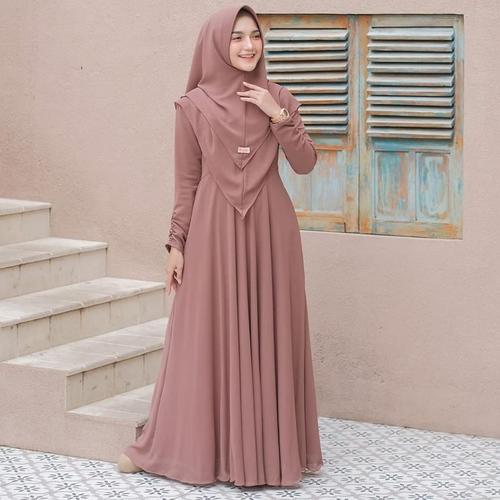 Foto Produk Baju Gamis Wanita Mayra Setelan Syari / Baju Gamis Wanita Terbaru dari Fadhilah olsoff
