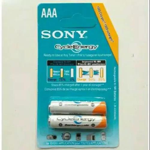 Foto Produk Baterai A3 Recharger Sony AAA CycleEnergy 4300mAh dari Cecelala