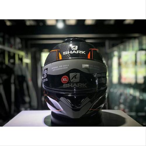 Jual ORIGINAL HELM SHARK SPARTAN CARBON 