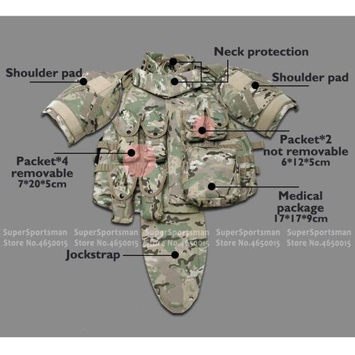 Foto Produk Military Tactical Army Men Camouflage Hunting Vest Police Combat Armor dari toko-happy aja