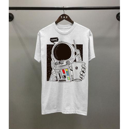 Foto Produk T-shirt Ast Coffee / Baju Kaos Distro Pria Wanita Hitam Cotton 30s dari revenge eleven