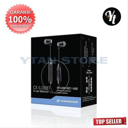 Jual Earphone Sennheiser CX 6 BT Wireless Bluetooth Headset - Jakarta Barat  - afiq store 2019 | Tokopedia