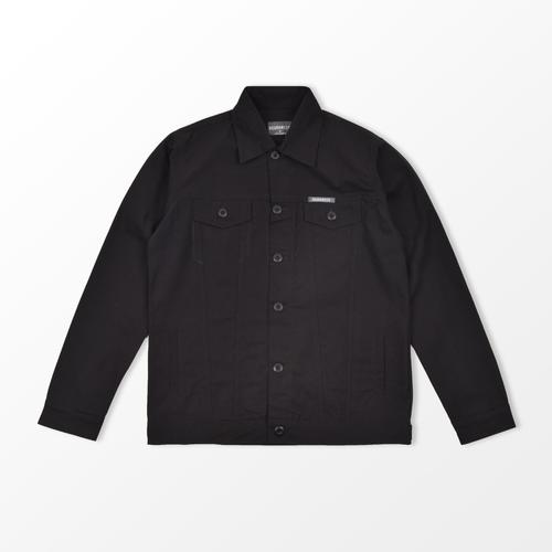 Foto Produk TJ001 BLACK GORGEOUS TRUCKER TWILL JACKET - L dari ROUGHNECK 1991 Official