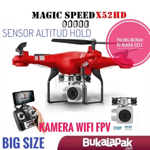 Foto Produk DRONE X52HD KAMERA 2MP WIFI FPV VS DRONE SYMA X5C X5SW X5HW MURAH dari NI@R@ CELL