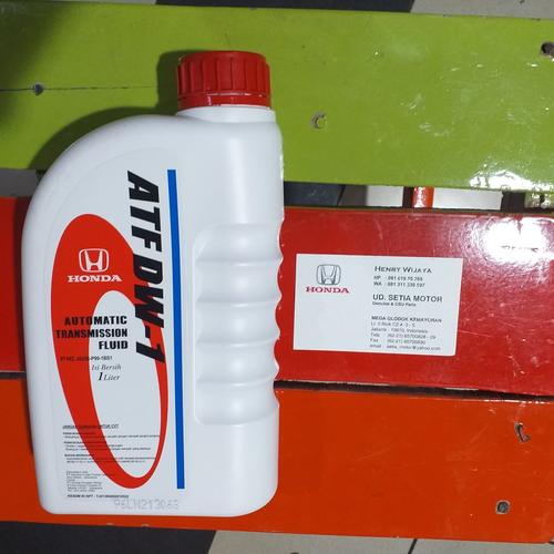 Gambar Oli Transmisi ATF DW-1 DW1 Honda Automatic / matic / AT Transmisi 1L dari Setia Motor (SM) Jakarta Pusat Tokopedia