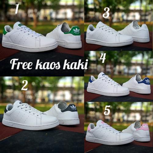 Foto Produk Adidas Stansmith size 36-40 #ladies #putih #hitam - Empat, 36 dari eno ajjh