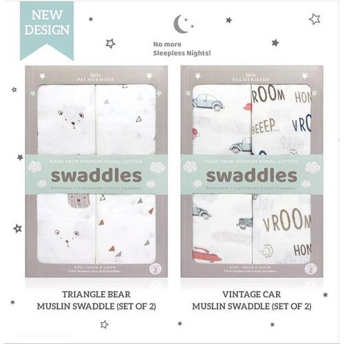 muslin swaddle set