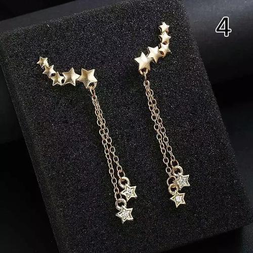Foto Produk Anting Fashion Ala Korea Kekinian Model Bintang Kombinasi Rantai 302 dari weloveit youstyle