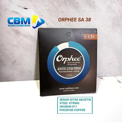 Foto Produk Senar Gitar Akustik Orphee SA 38 Phospor copper 011 dari CBM Music & Sound Store