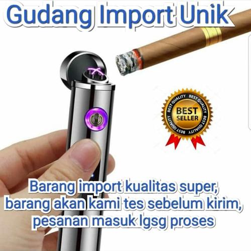 Foto Produk KOREK API ELEKTRIK DUAL ARC PLASMA USB LIGHTER, IMPORT KUALITAS SUPER dari Gudang Import Unik