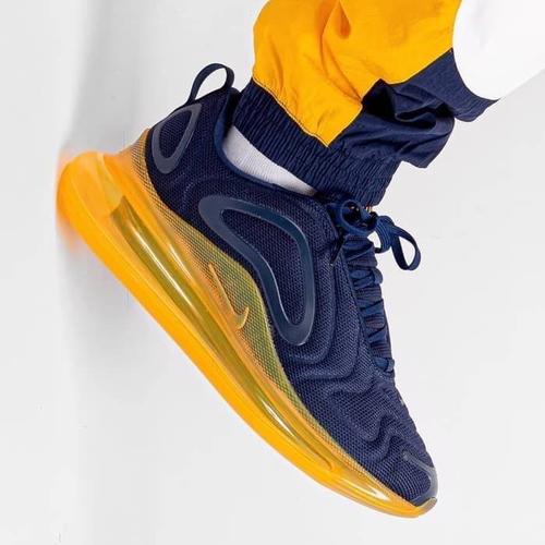 nike air max 720 midnight navy laser orange