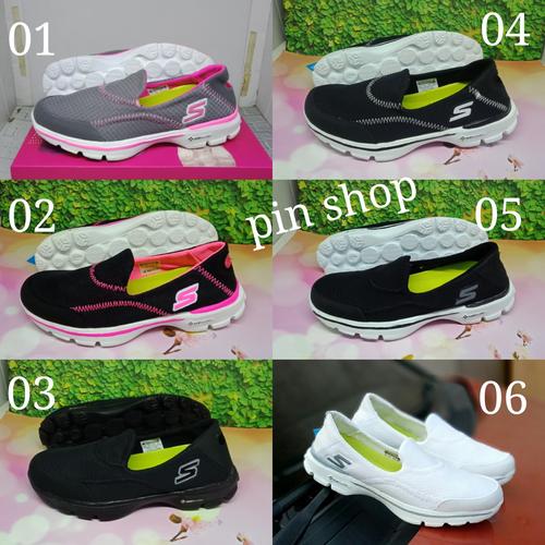 Foto Produk sepatu wanita skechers slip on terbaru dari pin.shop