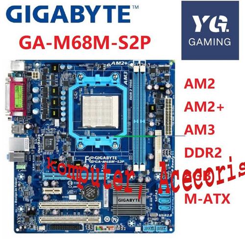 Jual GIGABYTE GA M68M S2P Motherboard 630a Soket AM2 AM2 AM3 untuk so