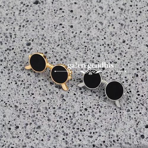 Foto Produk Bros Kacamata Mini - Brooch Pin - Bros Kebaya - Bros Hijab Jilbab - Gold dari Gendhis_23