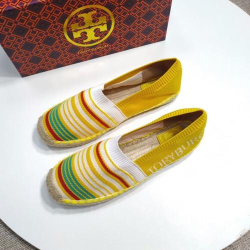 tory burch yellow espadrilles
