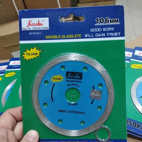 Foto Produk KOSOKU MATA POTONG KERAMIK BASAH - KOSOKU DIAMOND WHEEL WET dari PUSAT TEKNIK TOKO